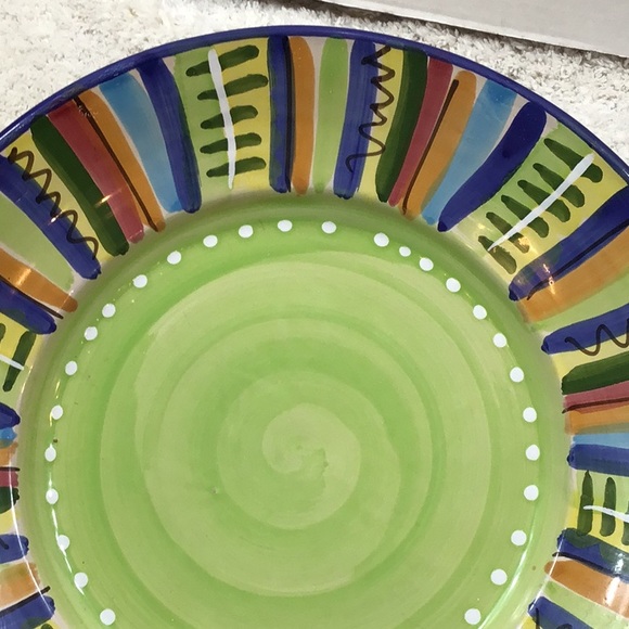 Lamas pottery fiesta serving platter Italy - Picture 2 of 8